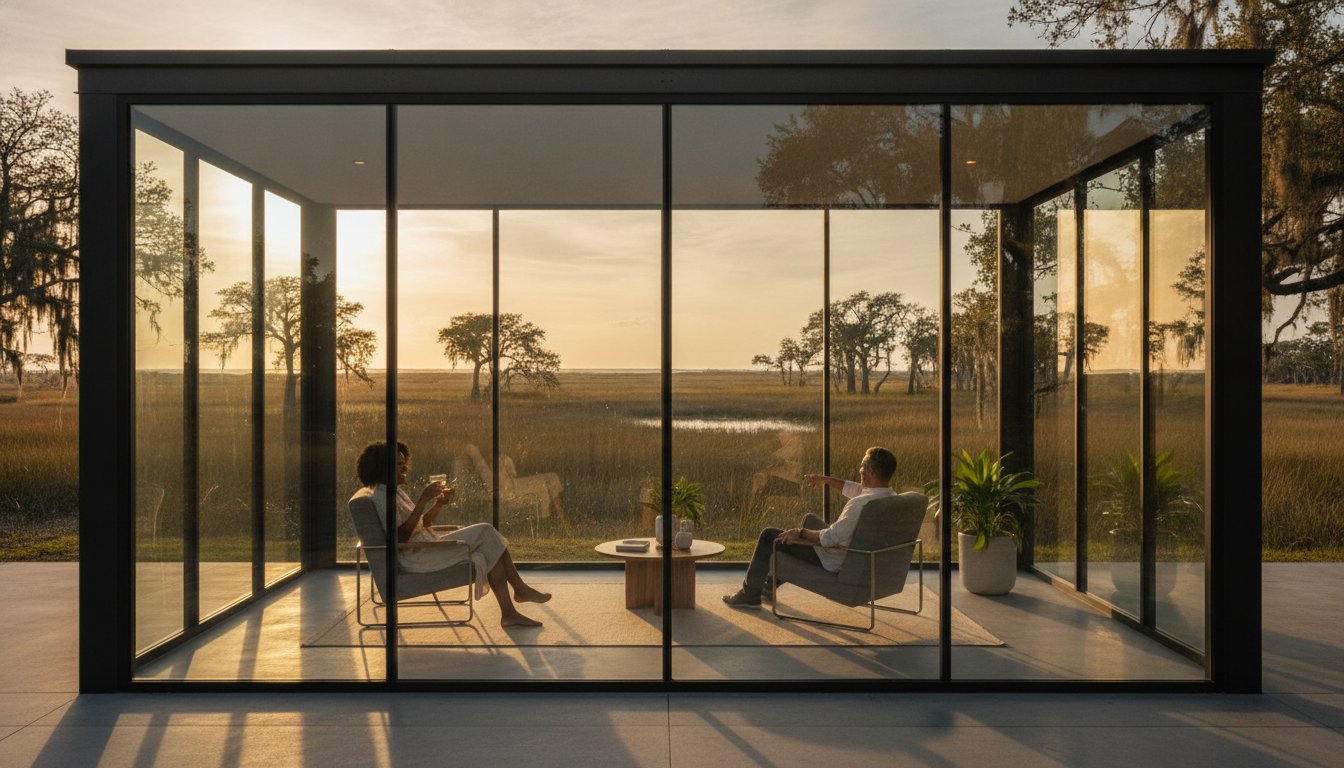 Year-Round Outdoor Living on the gulf coast Glass Rooms