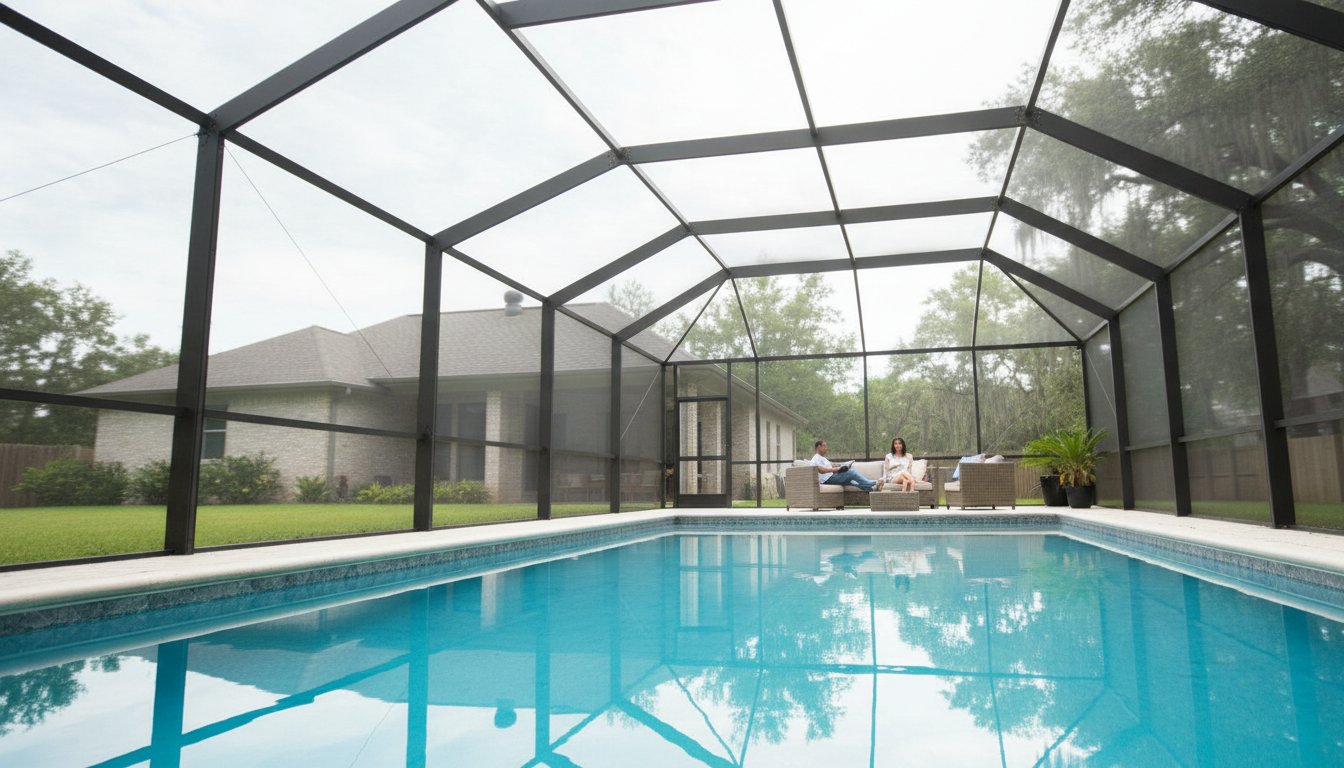 Pool Screen Replacement Cost: 2026 Gulf Coast Homeowner’s Guide